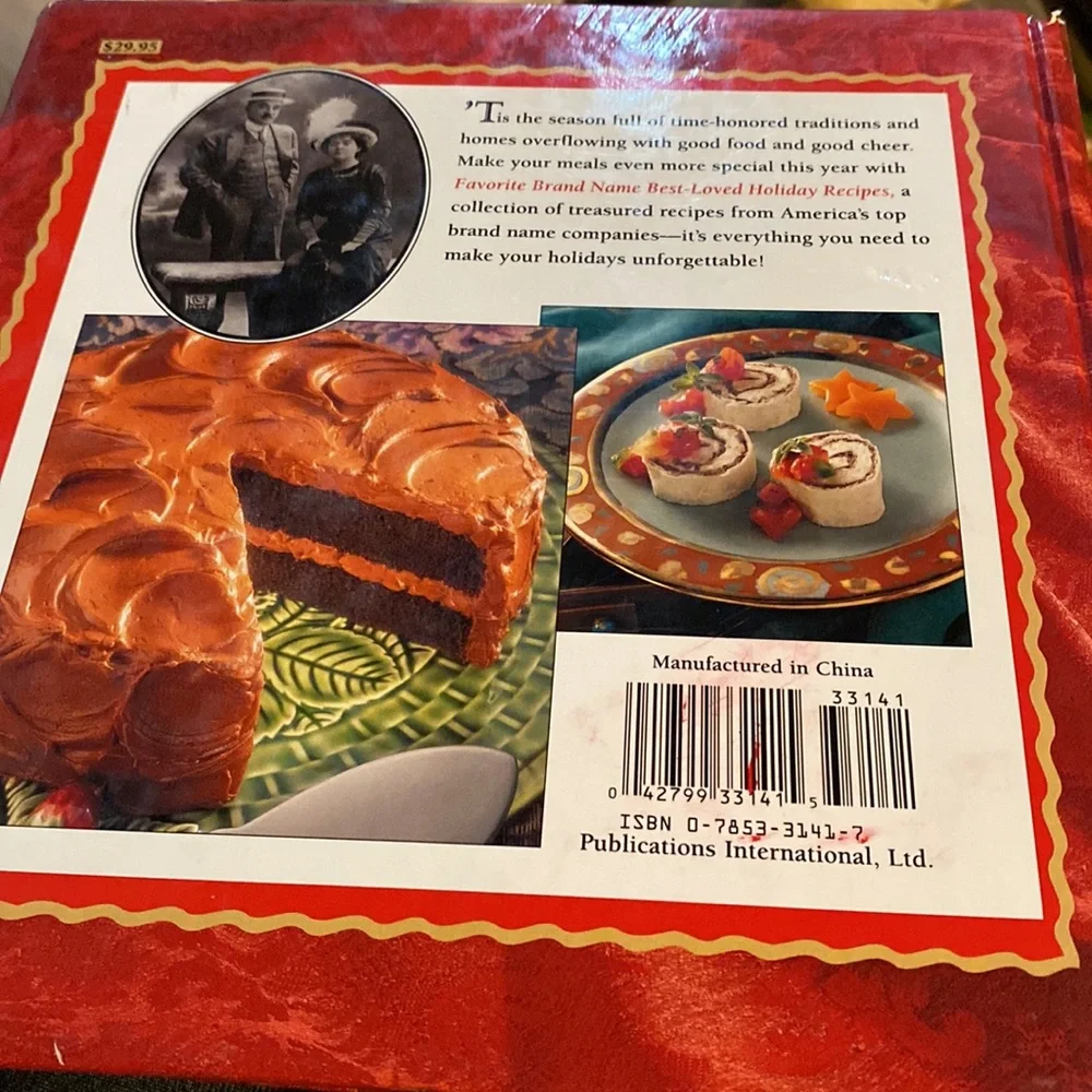 Best Loved Holiday Recipes Book